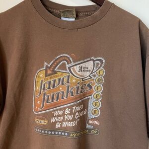 Vintage y2k Java junkies tee